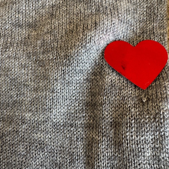 Anthropologie MOTH Womens XS Lightweight Pullover Sweater Cashmere Gray Casual - Picture 10 of 10